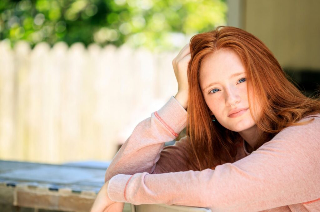 N'utilisez pas ces produits si vous êtes une rousse à la peau sensible