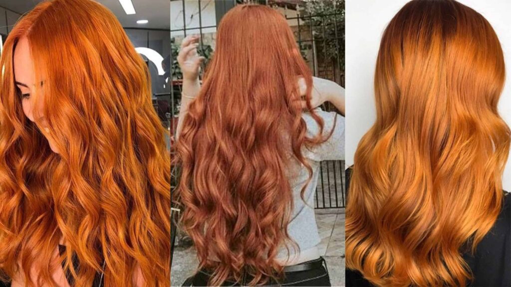 Extensions de cheveux rouges
