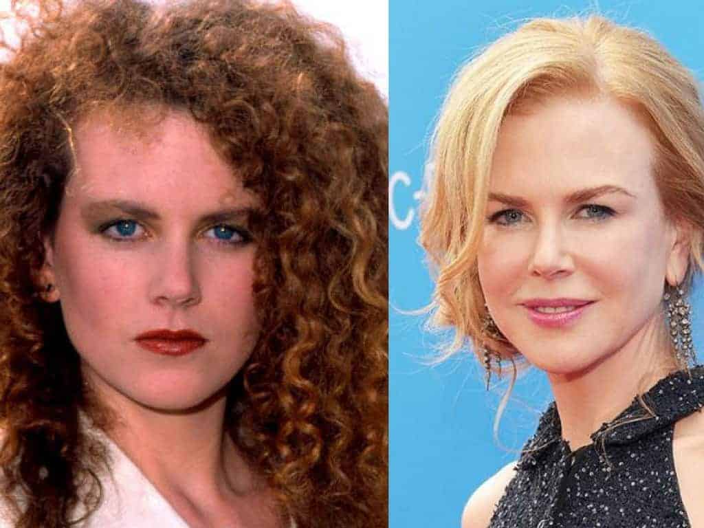 Le look évolutif de Nicole Kidman, de la rousse naturelle à la blonde
