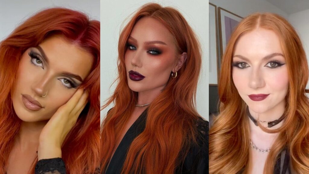 5 maquillages sombres et vampires pour les rousses cet automne