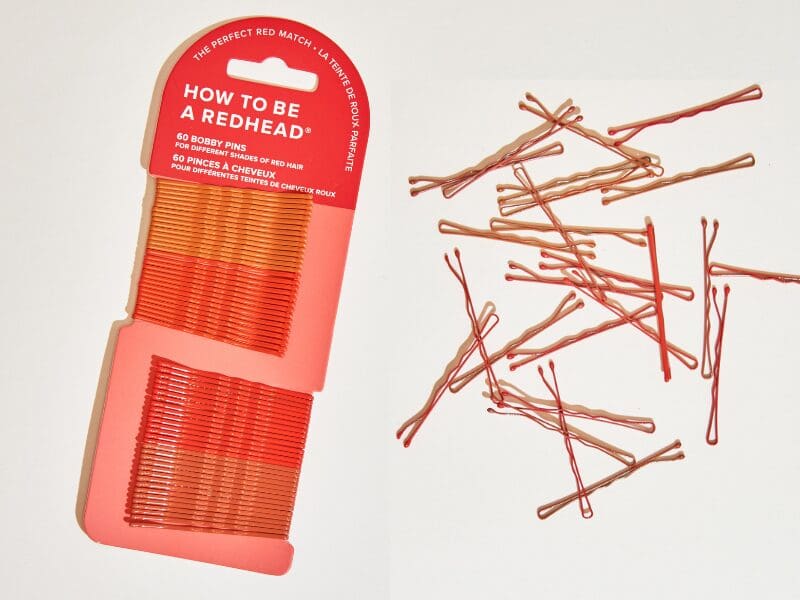 bobby pin redhead